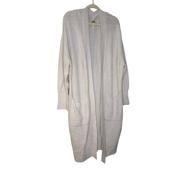Free People long duster cardigan alpaca wool blend open front - Picture 1 of 10